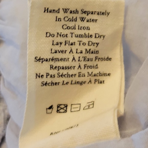 LoveShackFancy Floral Mini Skirt in Cream and Blue - Picture 11 of 15